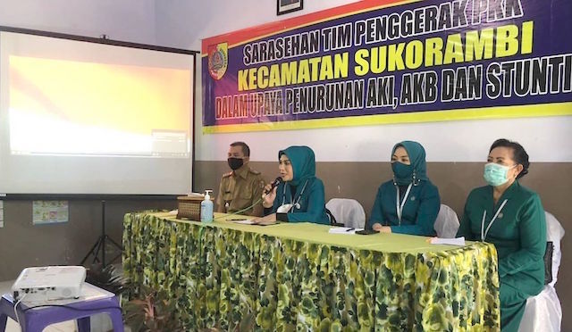 TP PKK Jember ke Sukorambi, Jemput Bola Akselerasi Turunkan AKI, AKB dan Stunting